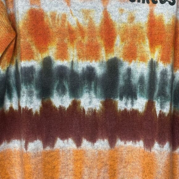 Sandrine Rose Tie Dye Sevilla Wool Cashmere Sweater Paradise Circus Women L NWT - Picture 9 of 11